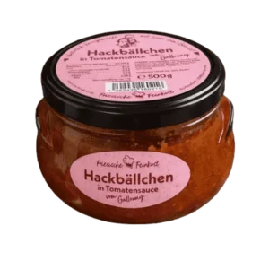 Galloway Spezialitäten Norddeutsche Hackbällchen vom Galloway-Rind in fruchtiger Tomatensauce – herzhaft & klassisch